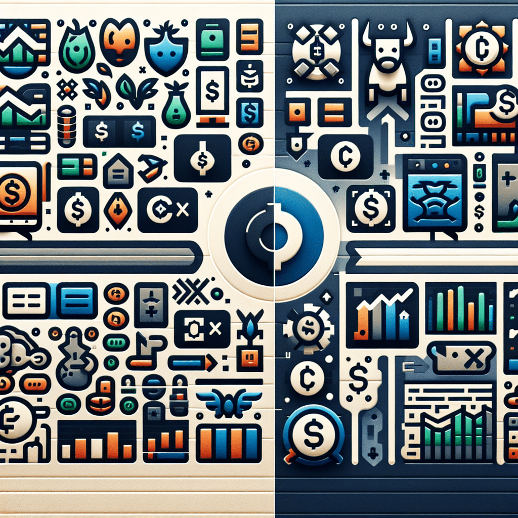 comparação de apps de investimento